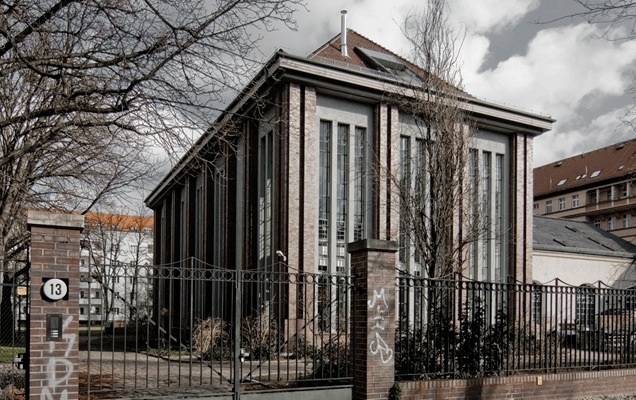 Pumpwerk Neukölln, Ansicht von Außen, Dachfenster